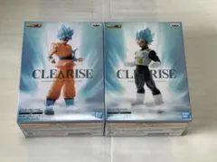 ドラゴンボール超　CLEARISE 超サイヤ人ゴッド超サイヤ人　孫悟空　ベジータ