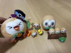 モクロー　ハロウィンぬいぐるみとフィギュアセット