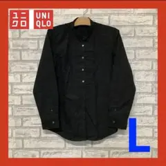 ユニクロ +J ブラウス 長袖 シャツ レディース L ブラック