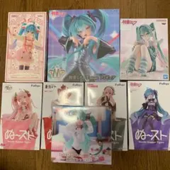 まとめ売り プライズ景品 フィギュア 美少女 初音ミク 桜ミク テト 猫