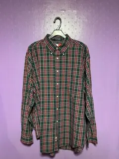 TOMMY HILFIGER XL◎大人アメカジ！チェック長袖シャツ