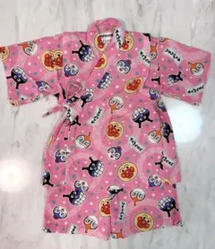 アンパンマン 甚平 90 ピンク