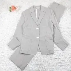 美品◎ブルックスブラザーズ スーツ上下セット ネイビー 紺 ホワイト 白