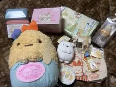 すみっコぐらし ぬいぐるみと缶、小物セット