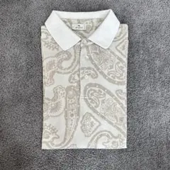 ETRO ペイズリー柄ポロシャツ ベージュ