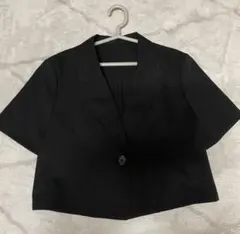 黒 半袖 ジャケット