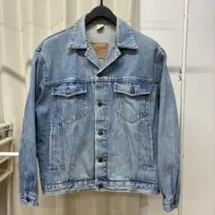 【フランス製】 Levi's デニムジャケット 70503 アイスブルー Lのサムネイル
