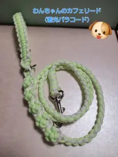 わんちゃんのカフェリード（蓄光パラコード）63