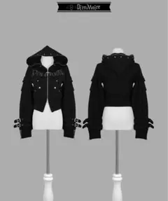 DimMoire 汎用うさぎパーカー Black&Gray - メルカリ