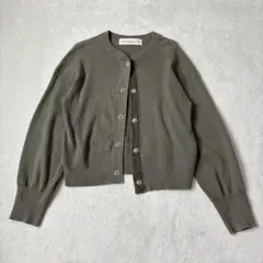 shinzoneシンゾーン　リブ　カーディガン　ミリタリーのサムネイル