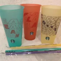 【未使用3色セット】スタバミステリーカラーチェン ジングリユーザブルカップ