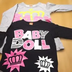 苺*様 130cm BABYDOLL Tシャツ 2枚セットのサムネイル