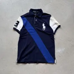 00s polo by raloh lauren ビッグポニー ネイビー ポロ