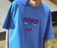 NYUDROPグラフィックロゴ刺繍Tシャツ