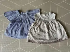 プティマイン　ノースリーブ・半袖チュニック　2枚セット
