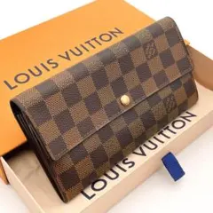 ルイヴィトン 長財布 ダミエ ポルトフォイユ サラ 財布 レディース