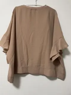 【EarthMusic＆ecology】フリル袖 5分袖【Fsize】