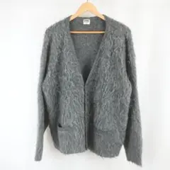 美品 BARNS OUTFITTERS ウール モヘア ニット カーディガン L