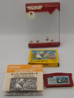 スーパーマリオブラザーズ　ファミコンミニ□箱、説明書、ソフトのセット