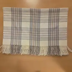 チェック柄ストール