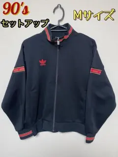 オールドアディダス adidasジャージ セットアップ ビンテージ デサント製