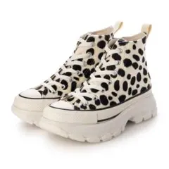 CONVERSE ダルメシアン柄 厚底ハイカットスニーカー　26.5cm