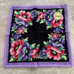 新品未使用　FEILER フラワー柄 タオルハンカチ