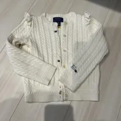Polo Ralph Lauren カーディガン 4/4T ホワイト