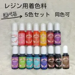 【5本セット】クリスタルウォーターレジン着色剤 10ml *5