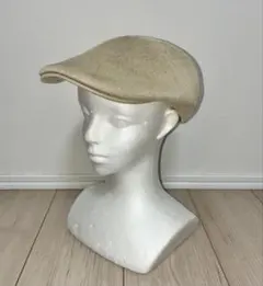 XL 美品 KANGOL ハンチングキャップ シームレス ベレー帽 ベージュ