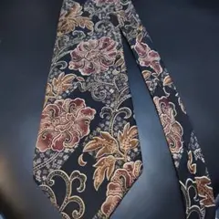 MONSIEUR GIVENCHY 花柄　ネクタイ　ヴィンテージ