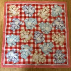 ヴィヴィアンウエストウッド 大判 ハンカチ くま ベア オーブ刺繍 2枚