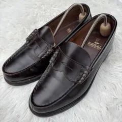 リーガル 2177 コインローファー 革靴 ダークブラウン 24.5cm 2E