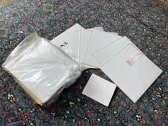 大色紙 寄せ書き用 無地 28数枚 小1枚セットのサムネイル