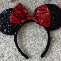 ディズニー ミニーマウス風カチューシャ