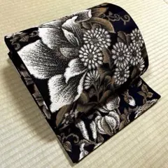 正絹　袋帯《花模様》