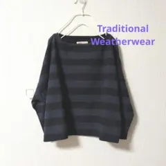 TraditionalWeatherwearネイビー ブラック 五分袖