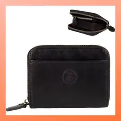ミニ財布 レディース 小銭入れ コインケース 薄型 カード 黒 コンパクト