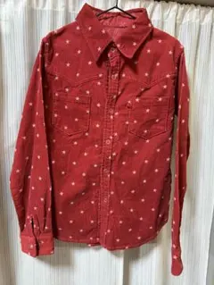 リバーシブル　コーデュロイシャツ