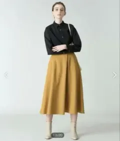 美品アルアバイル　ウールライクフレアスカートのサムネイル
