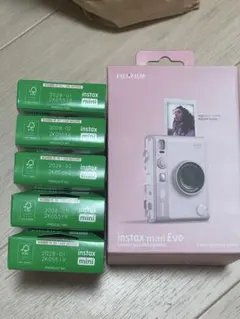 FUJIFILM instax mini Evo 本体 フィルム5パック付