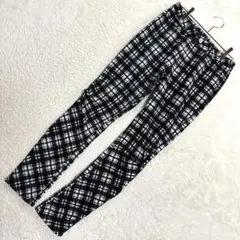 k3434 ダブルスタンダードクロージング/38/黒×白/チェック柄/のサムネイル
