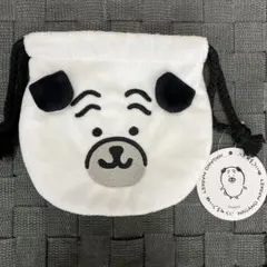 ナガノマーケット 巾着　ポーチ　パグ　ぬいぐるみくじ　匿名配送