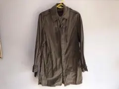 薄手 春秋 ミドル丈コート コットン100%ジャケット Mサイズ