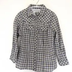 【ZARA BASIC】2WAYチェックシャツ S コットン100%