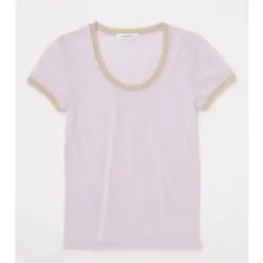 マウジー　SHEER RINGER TS パープル