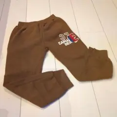 ☆冬割☆ブラウン 刺繍デザイン 長ズボン 120cm~