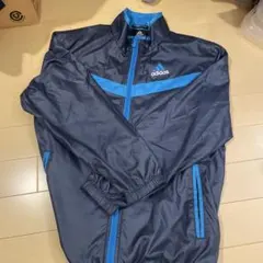 adidas ジャケット 140cm ネイビー/ブルー