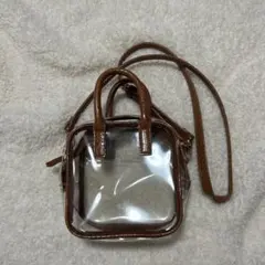 WEGO 透明バック 茶色のサムネイル