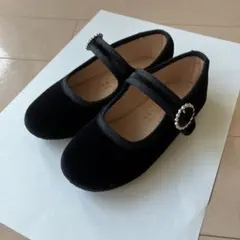 バレエシューズ ベロア フォーマル 15cm プティマイン